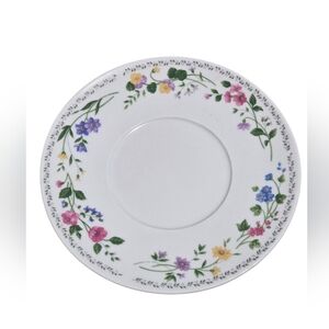 Faberware Vintage English Garden 225A Stoneware Saucer Plate